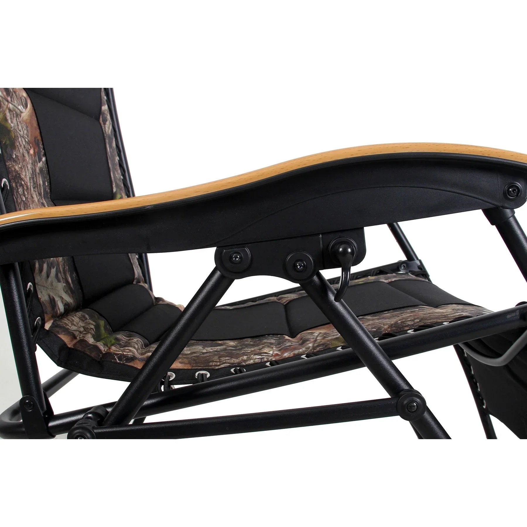 Fauteuil de relaxation zéro gravité XL surdimensionné rembourré avec accoudoirs plus larges et porte-gobelet réglable - N/A