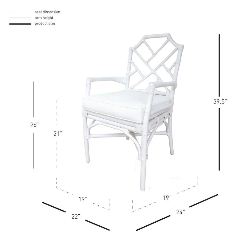 Fauteuil en rotin Kara
