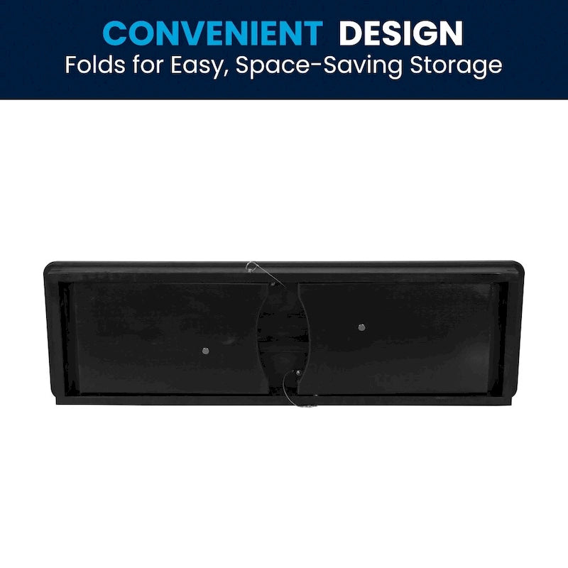 Banc de ferme pliant rustique en pin massif 40 x 12, style ancien