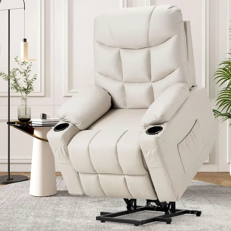 Fauteuil inclinable releveur AECOJOY pour personnes âgées avec massage et port de charge USB