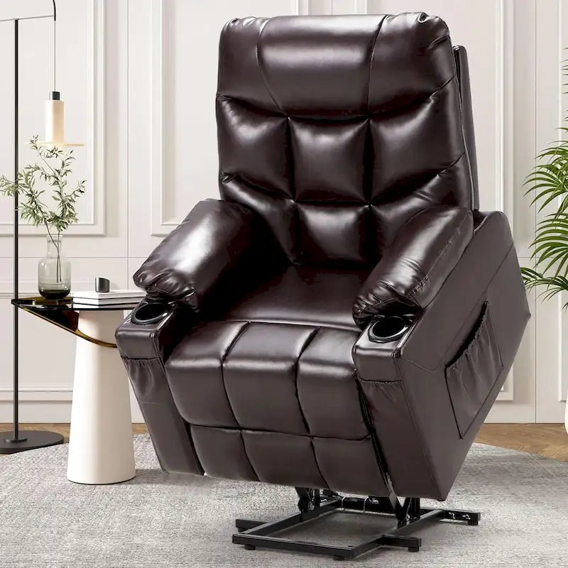 Fauteuil inclinable releveur AECOJOY pour personnes âgées avec massage et port de charge USB