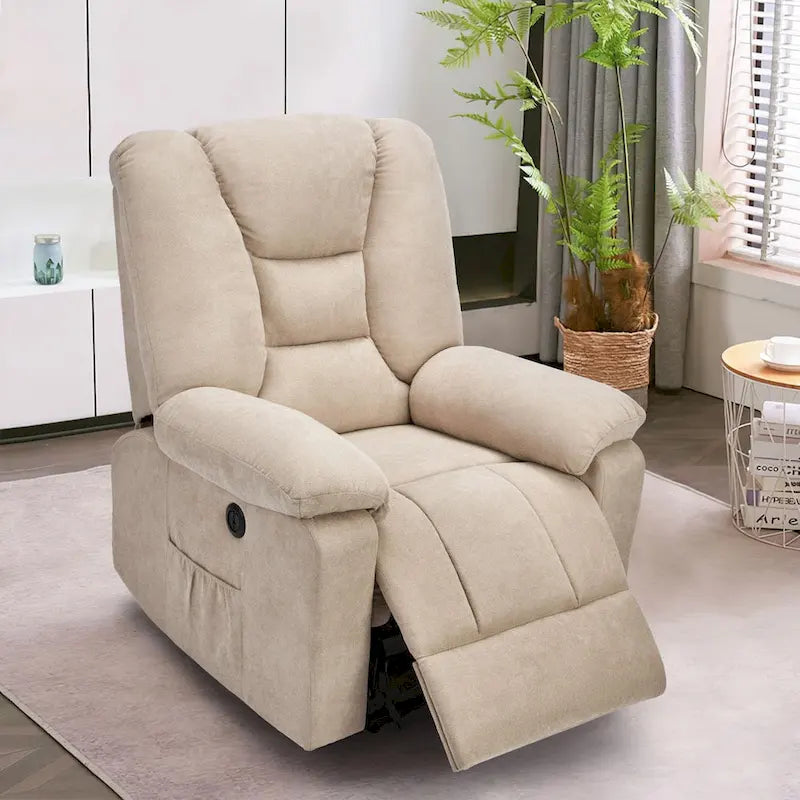 Fauteuil inclinable releveur AECOJOY pour personnes âgées avec massage et port de charge USB