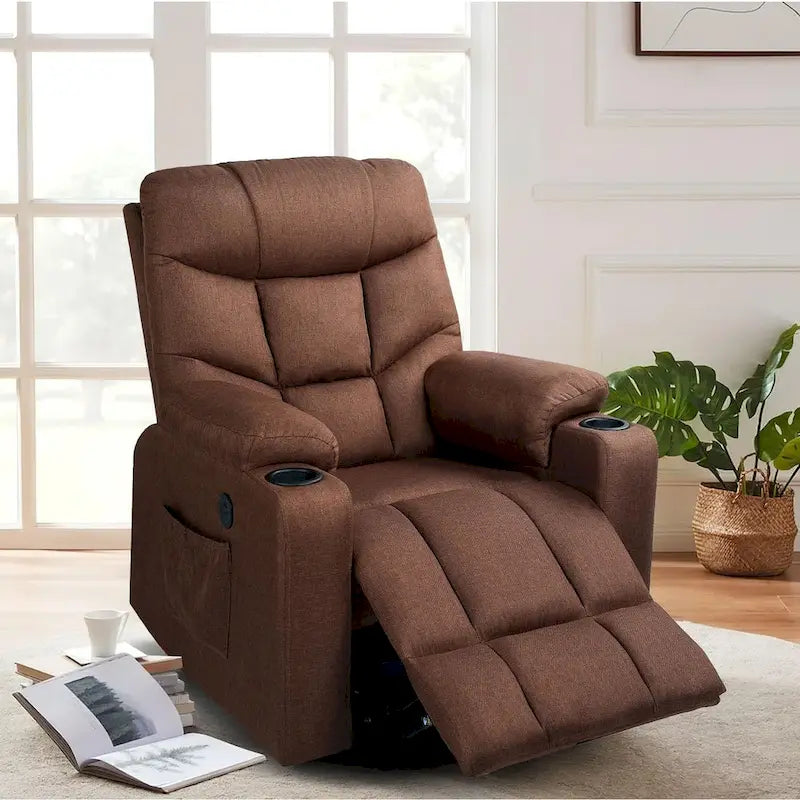Fauteuil inclinable releveur AECOJOY pour personnes âgées avec massage et port de charge USB