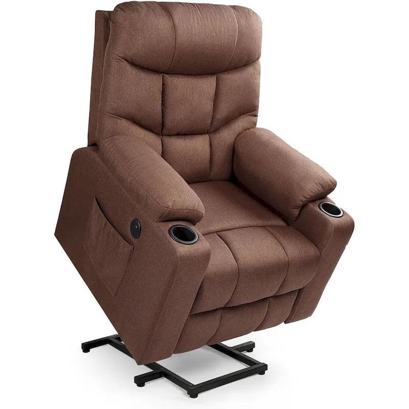 Fauteuil inclinable releveur AECOJOY pour personnes âgées avec massage et port de charge USB