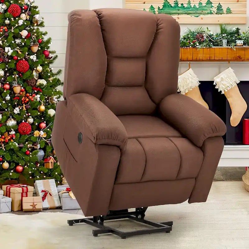 Fauteuil inclinable releveur AECOJOY pour personnes âgées avec massage et port de charge USB