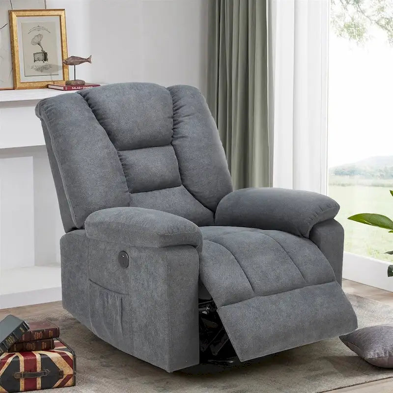 Fauteuil inclinable releveur AECOJOY pour personnes âgées avec massage et port de charge USB