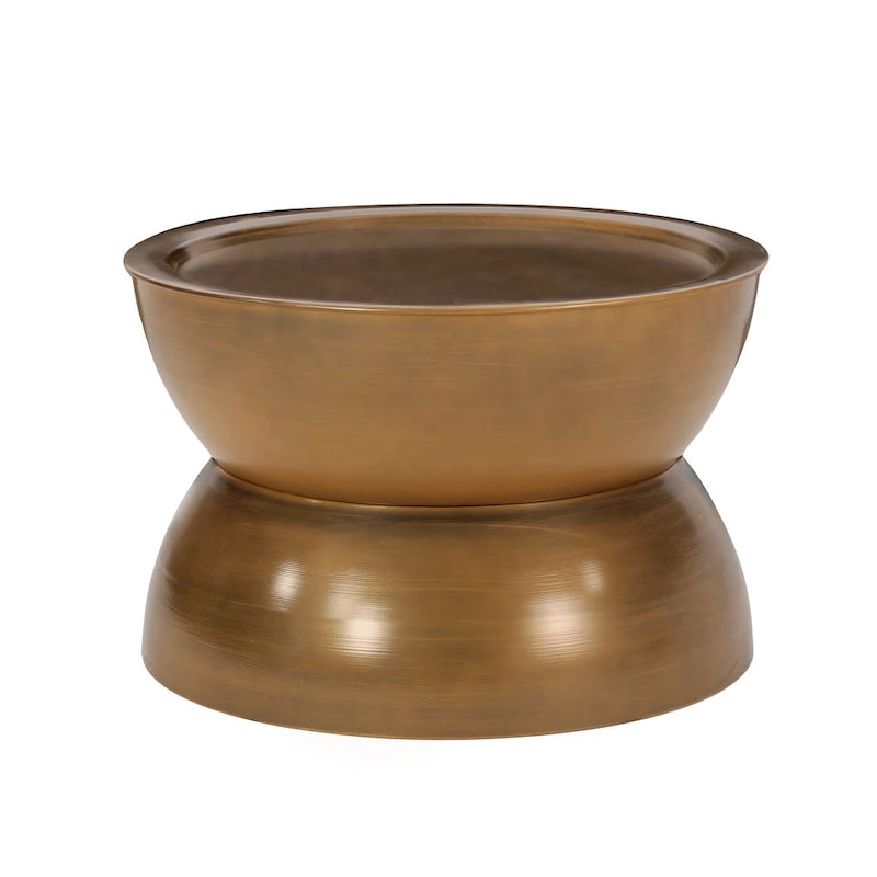 Table basse Minkler Iron Hourglass de Christopher Knight Home