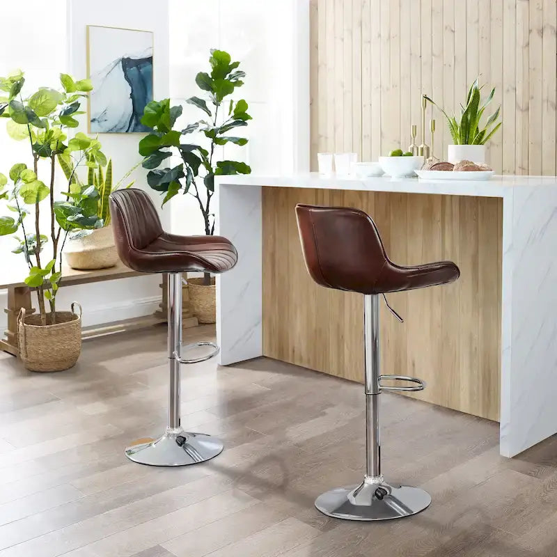 Tabouret de bar pivotant réglable en hauteur Art Leon, lot de 2