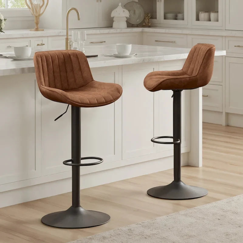 Tabouret de bar pivotant réglable en hauteur Art Leon, lot de 2