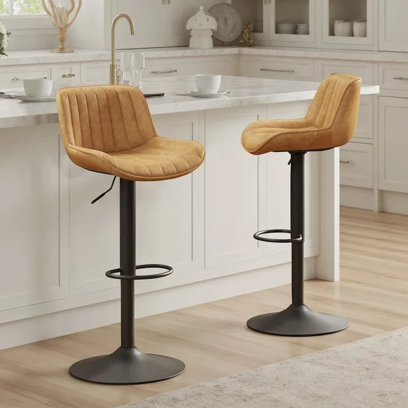 Tabouret de bar pivotant réglable en hauteur Art Leon, lot de 2