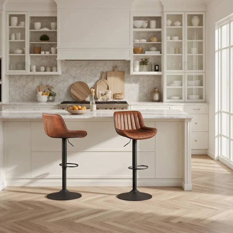 Tabouret de bar pivotant réglable en hauteur Art Leon, lot de 2