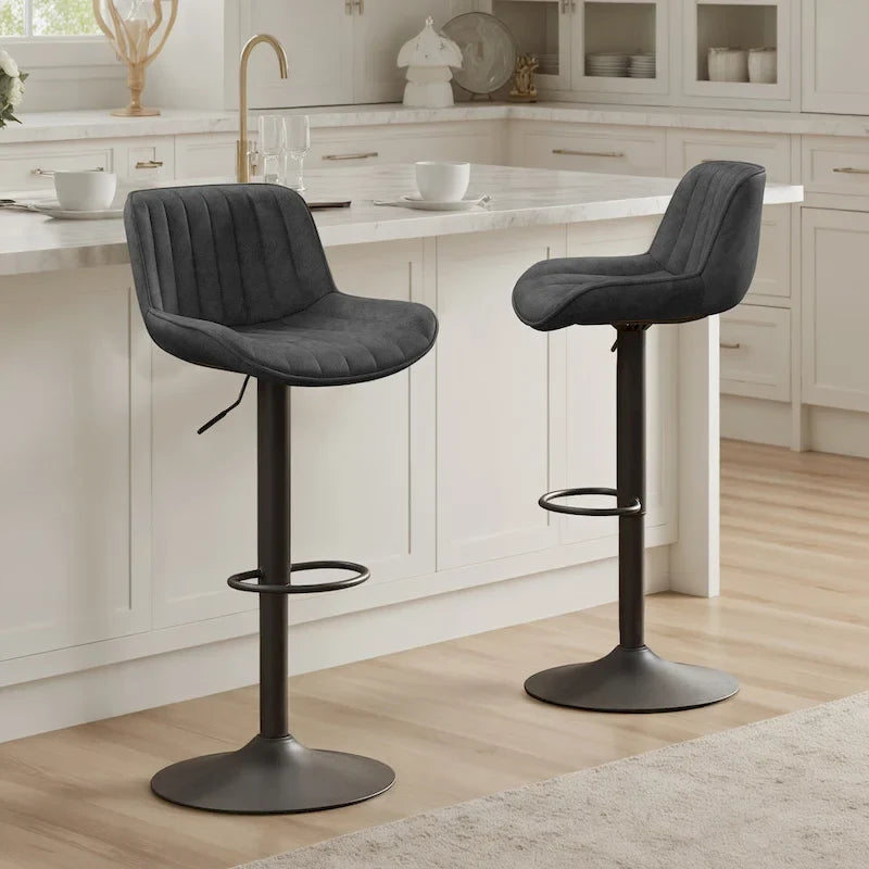 Tabouret de bar pivotant réglable en hauteur Art Leon, lot de 2