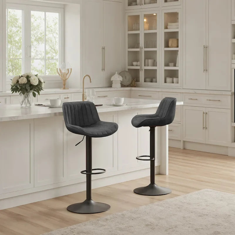 Tabouret de bar pivotant réglable en hauteur Art Leon, lot de 2