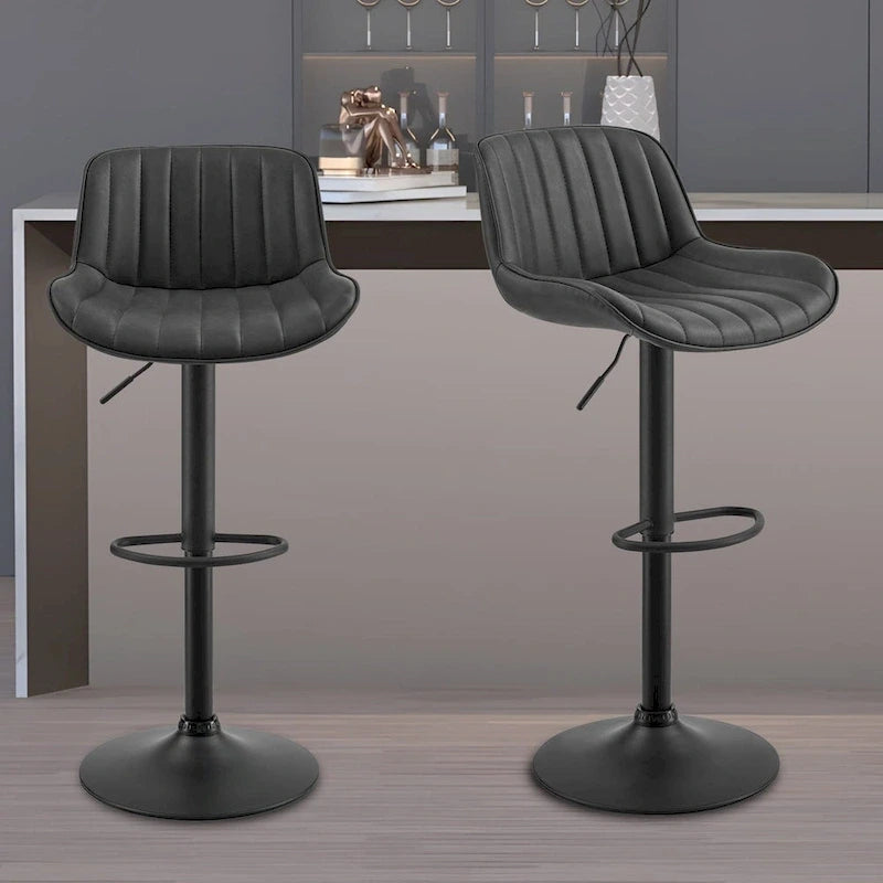 Tabouret de bar pivotant réglable en hauteur Art Leon, lot de 2