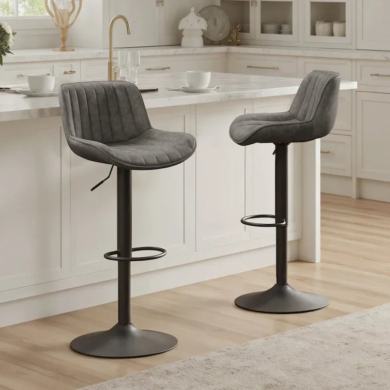 Tabouret de bar pivotant réglable en hauteur Art Leon, lot de 2