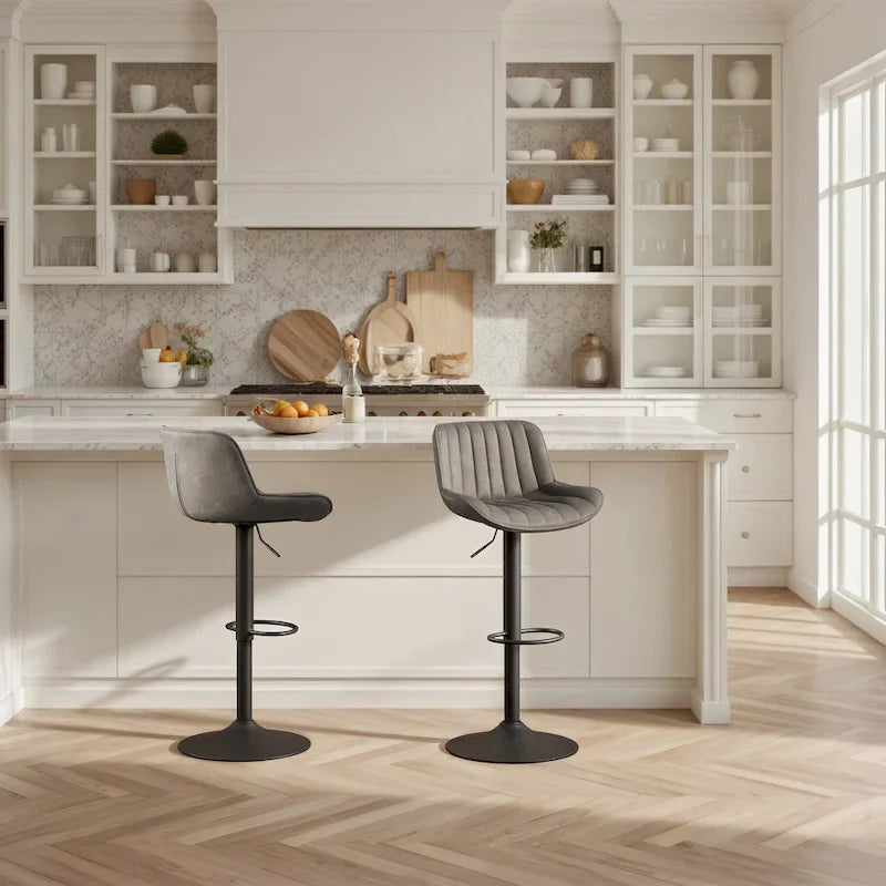 Tabouret de bar pivotant réglable en hauteur Art Leon, lot de 2