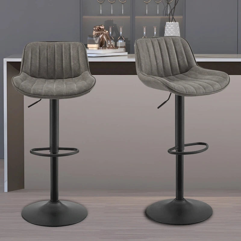 Tabouret de bar pivotant réglable en hauteur Art Leon, lot de 2