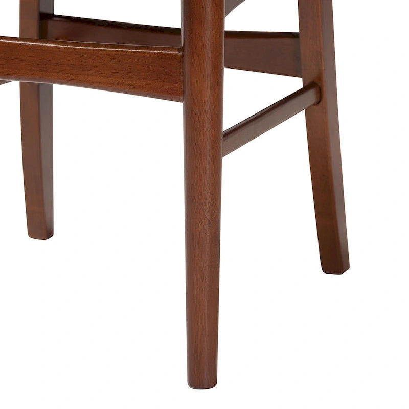 Chaises de salle à manger d'appoint en bois courbé noyer foncé, style scandinave moderne du milieu du siècle, Pays-Bas (Lot de 2)