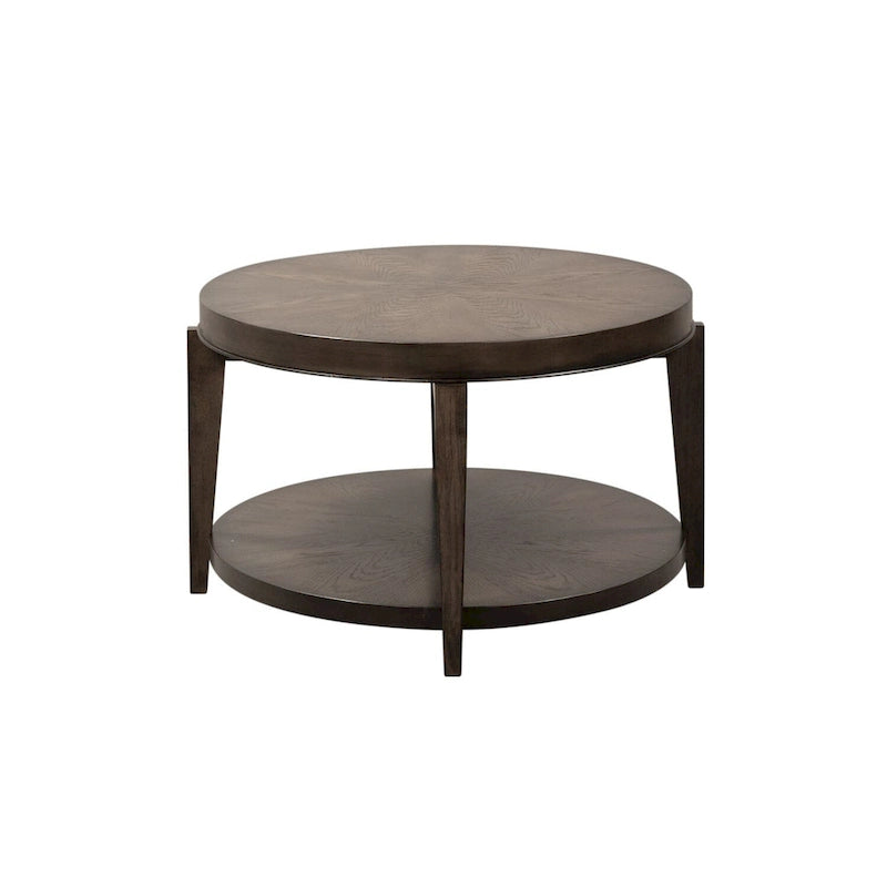 Table basse ovale Penton Espresso Stone