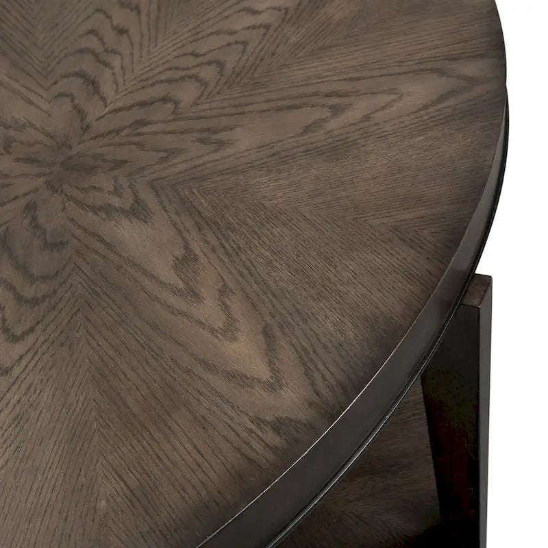 Table basse ovale Penton Espresso Stone