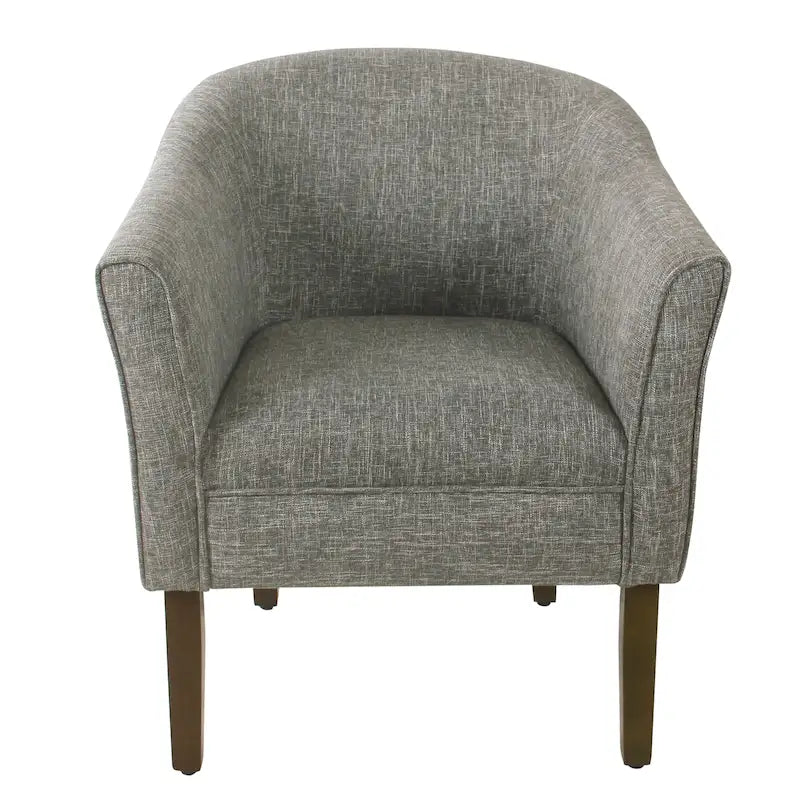Fauteuil d'appoint rembourré de style tonneau Kingswell de Porch & Den