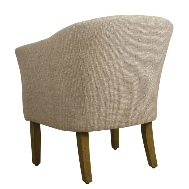 Fauteuil d'appoint rembourré de style tonneau Kingswell de Porch & Den
