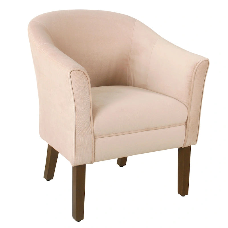 Fauteuil d'appoint rembourré de style tonneau Kingswell de Porch & Den