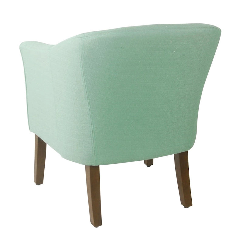 Fauteuil d'appoint rembourré de style tonneau Kingswell de Porch & Den
