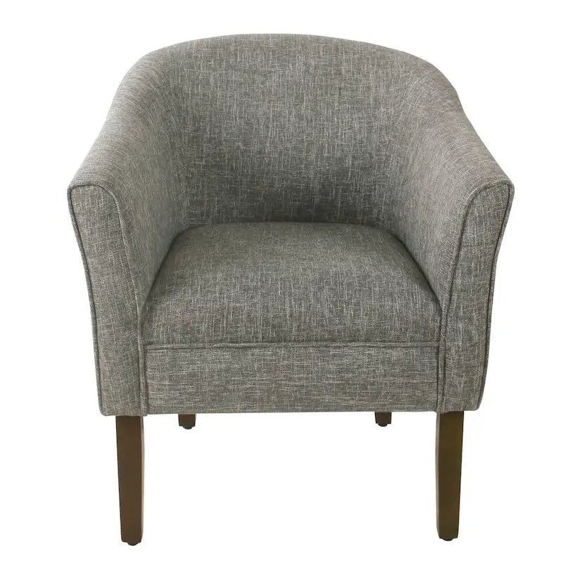 Fauteuil d'appoint rembourré de style tonneau Kingswell de Porch & Den