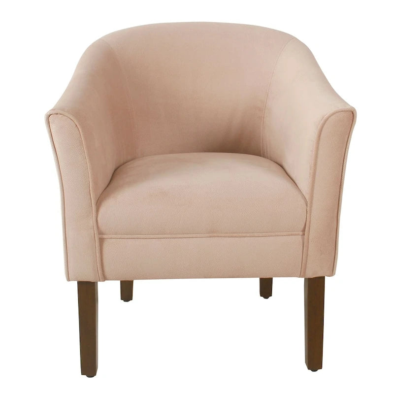 Fauteuil d'appoint rembourré de style tonneau Kingswell de Porch & Den