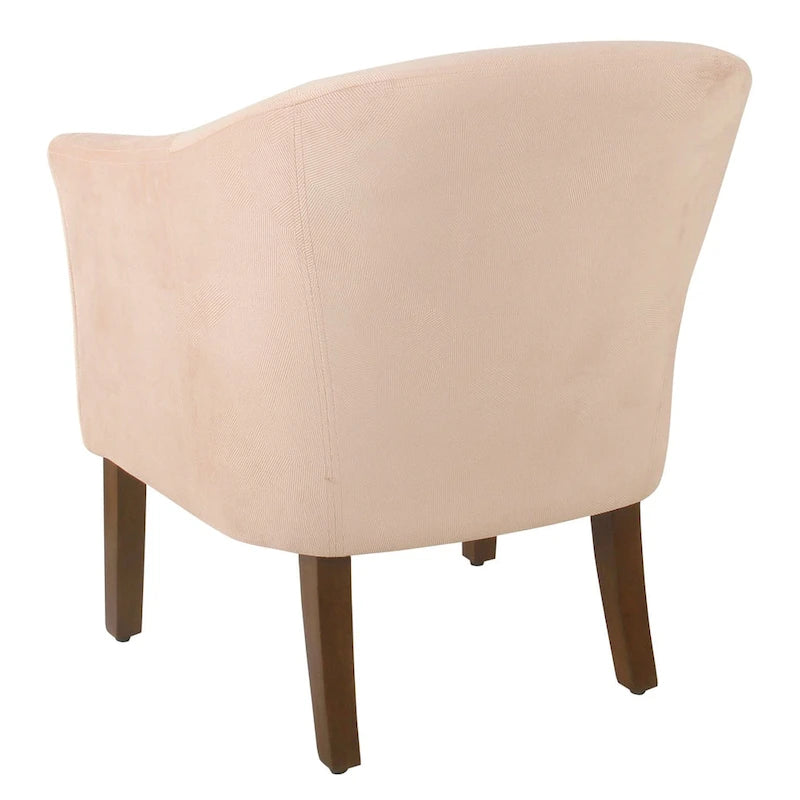 Fauteuil d'appoint rembourré de style tonneau Kingswell de Porch & Den