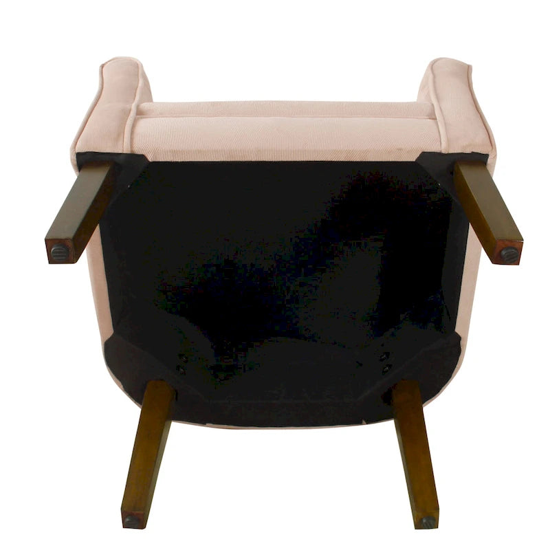 Fauteuil d'appoint rembourré de style tonneau Kingswell de Porch & Den