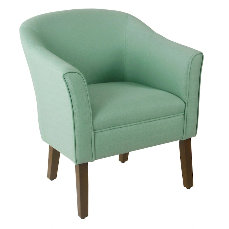 Fauteuil d'appoint rembourré de style tonneau Kingswell de Porch & Den