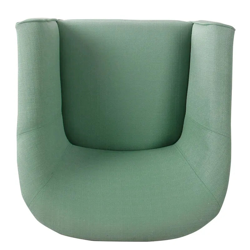 Fauteuil d'appoint rembourré de style tonneau Kingswell de Porch & Den