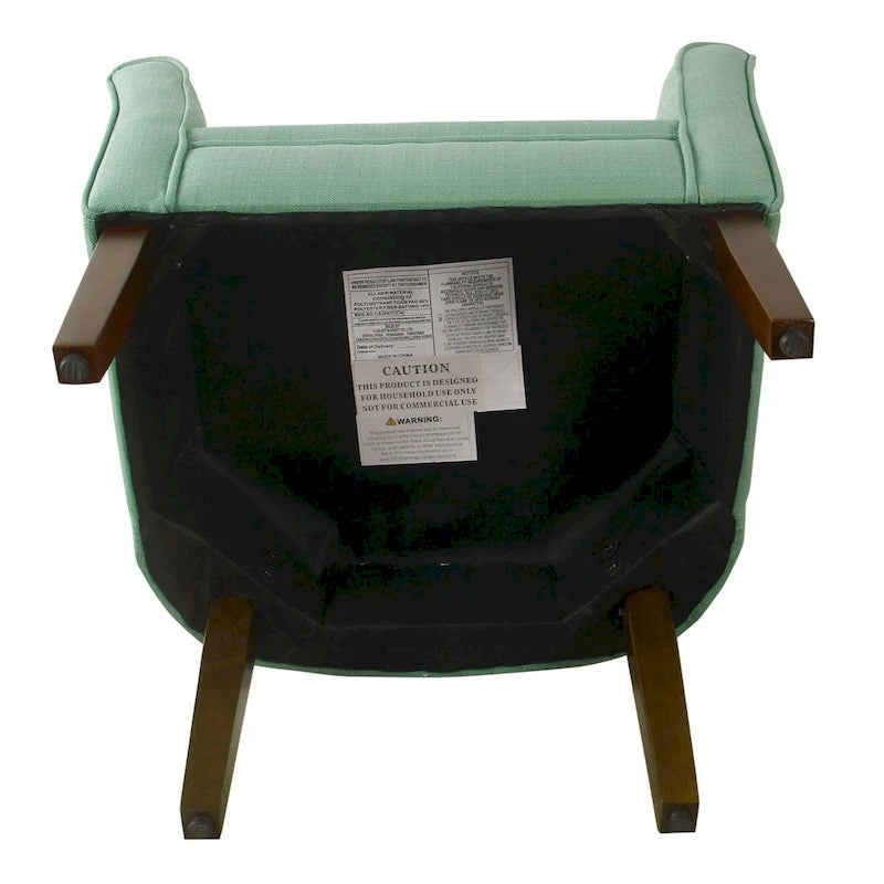 Fauteuil d'appoint rembourré de style tonneau Kingswell de Porch & Den