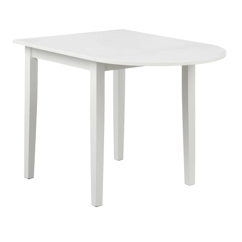 Table de salle à manger à abattants en bois massif « Simple Living Country Cottage »