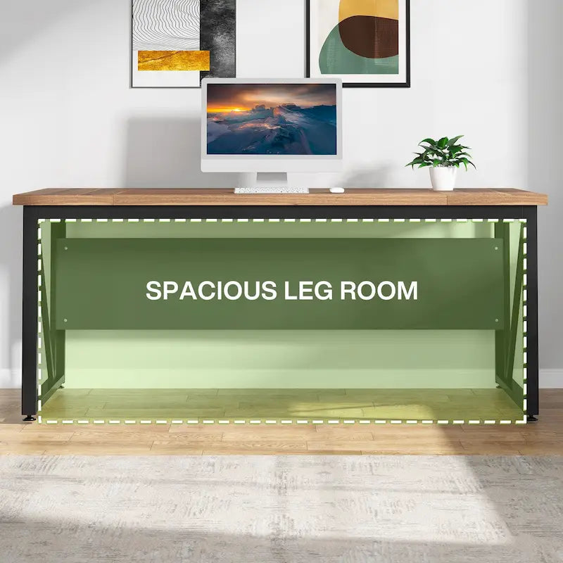 Bureau d'ordinateur en L de 63 pouces avec meuble de classement latéral de 47 pouces, ensemble de meubles de bureau pour la maison, bureau de direction