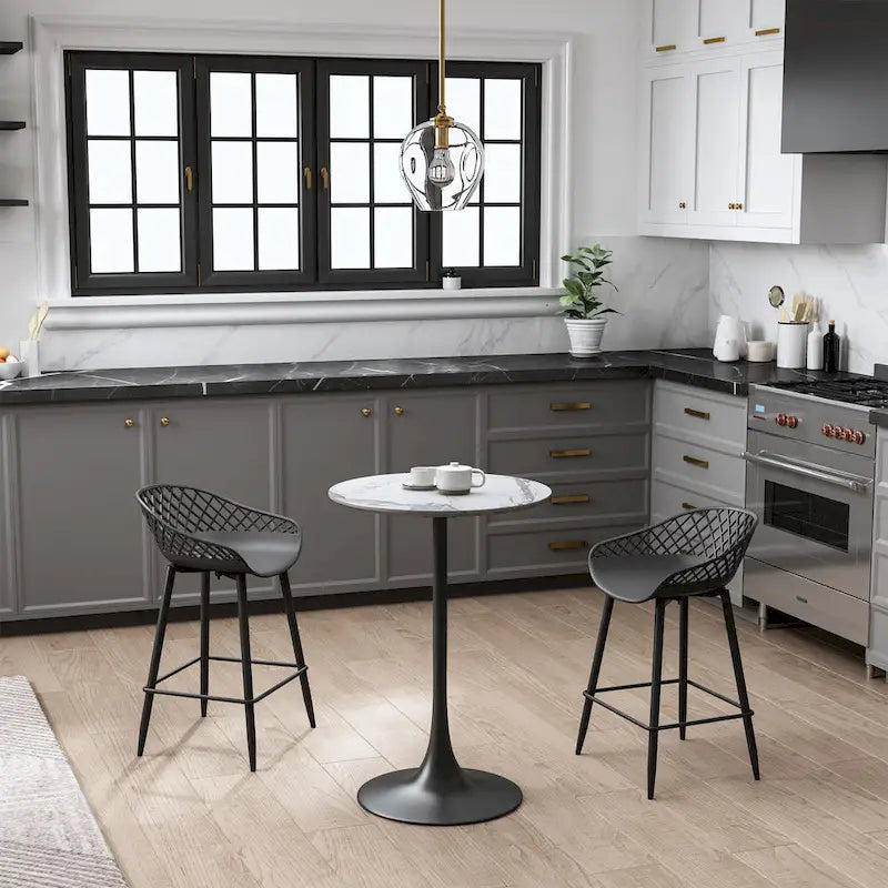 Kurv Mid-century Modern Counter Height Cafe Table