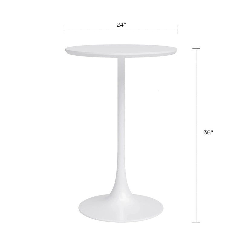Table de café hauteur comptoir moderne milieu de siècle Kurv