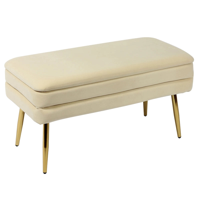 Banc de rangement Ziva Cream