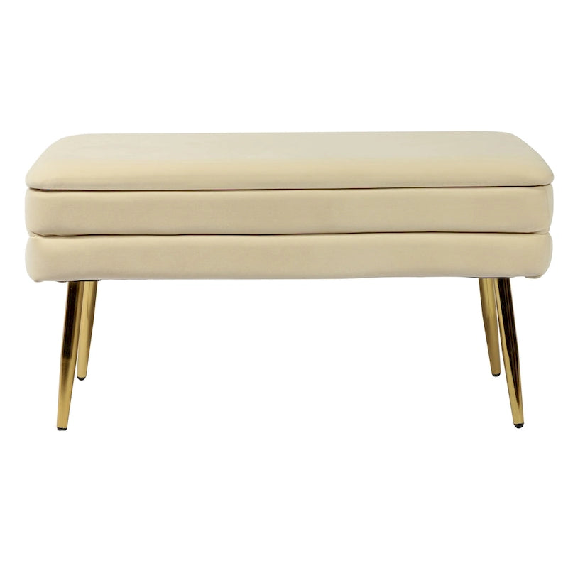 Banc de rangement Ziva Cream