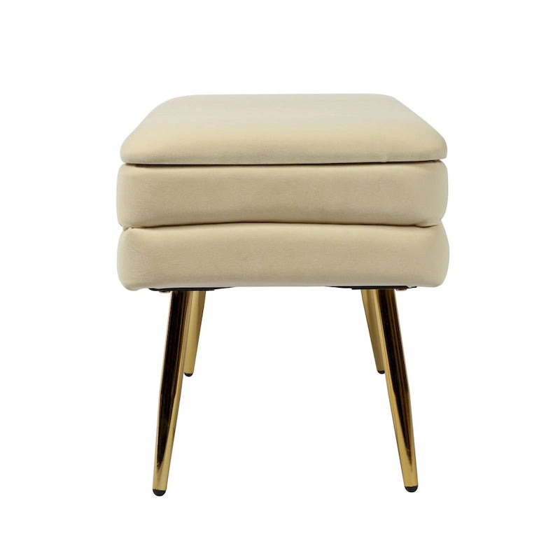Banc de rangement Ziva Cream