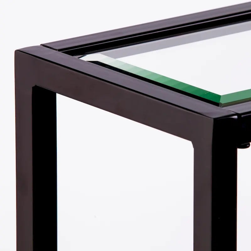 Console de table étroite en métal Glenn, par SEI Furniture