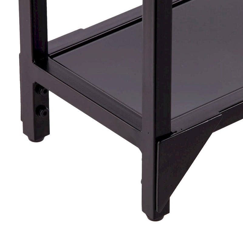 Console de table étroite en métal Glenn, par SEI Furniture