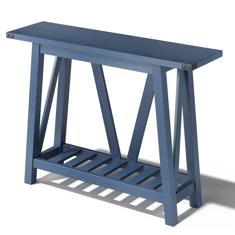 Table Console VredHom avec Étagère de Rangement