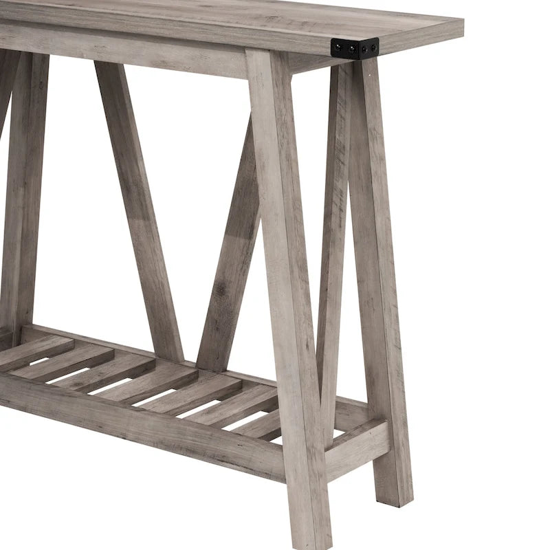 Table Console VredHom avec Étagère de Rangement